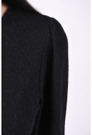 Rochie Vila Vishinni Glitter Black/Black Lurex